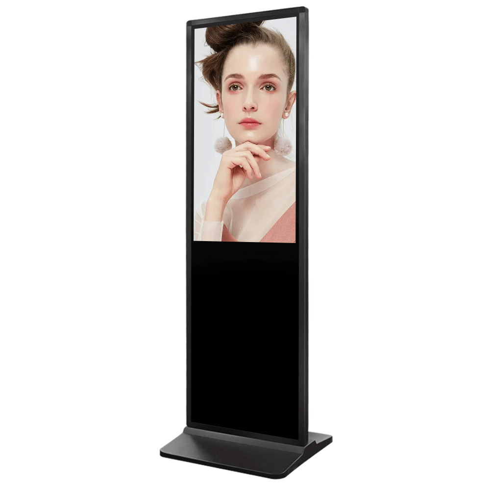 Super slim bezel floor standing LCD display