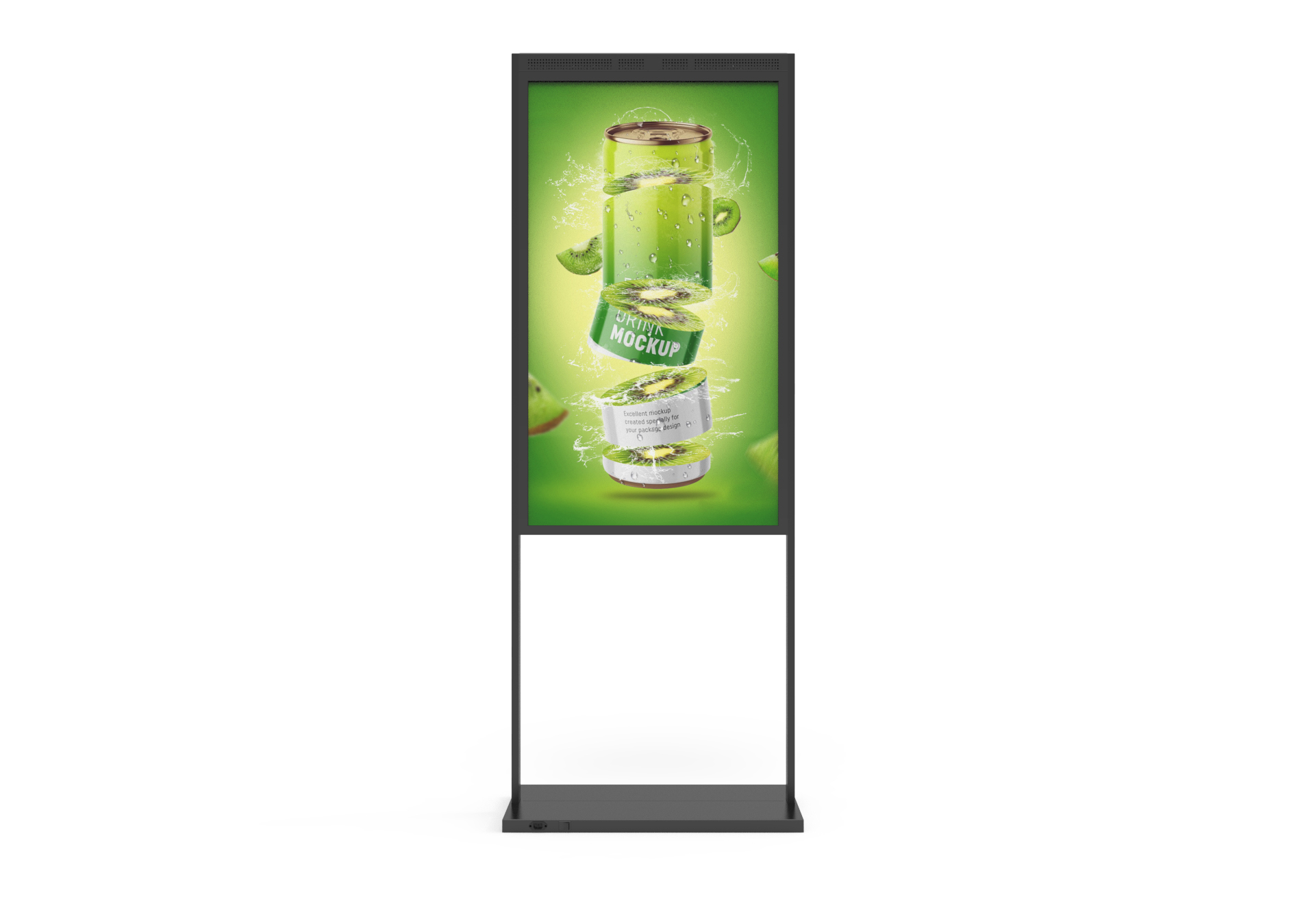 Floor Standing Dual Side 3500nits High Brightness Windows Face Display